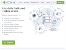 Tablet Screenshot of hostcircle.com